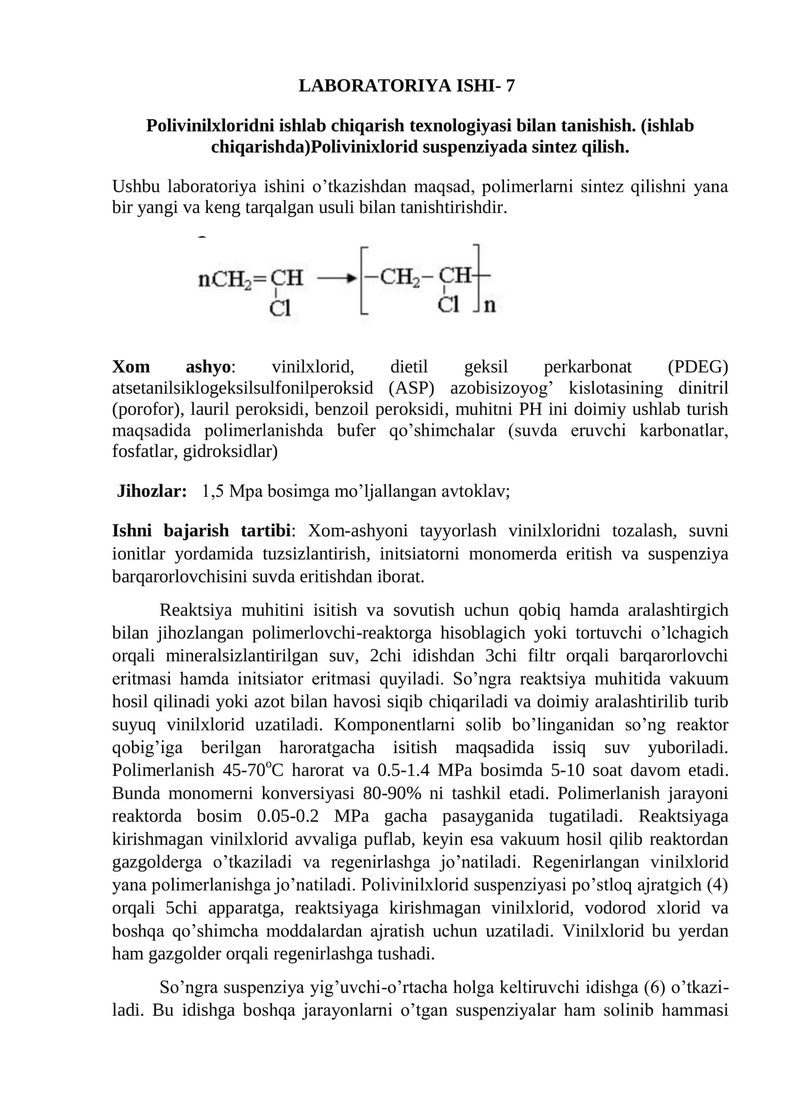 LABORATORIYA ISHI- 7 1