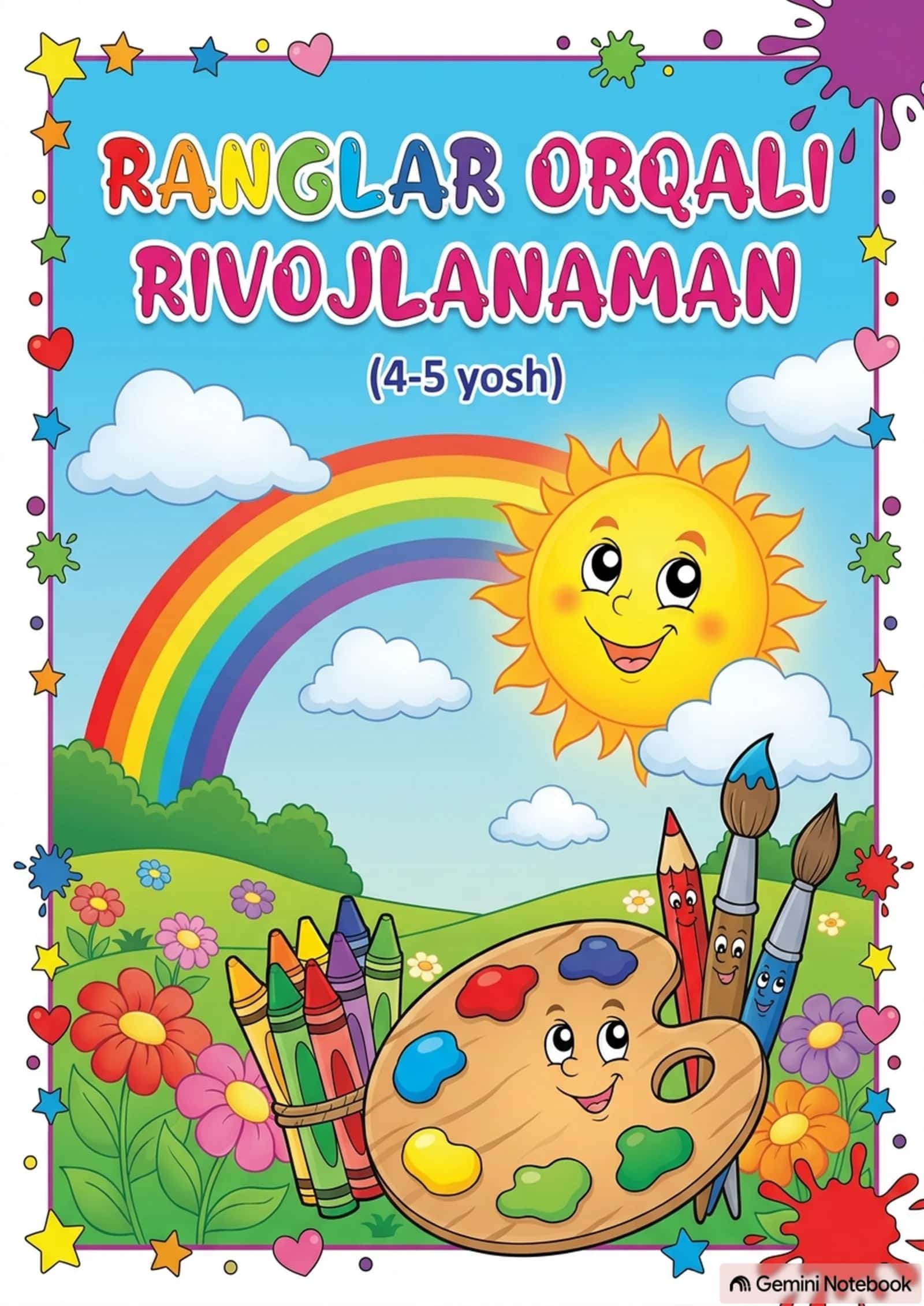 BOLALAR UCHUN INTERAKTIV RASM-BO'YOQ DAFTARI 1