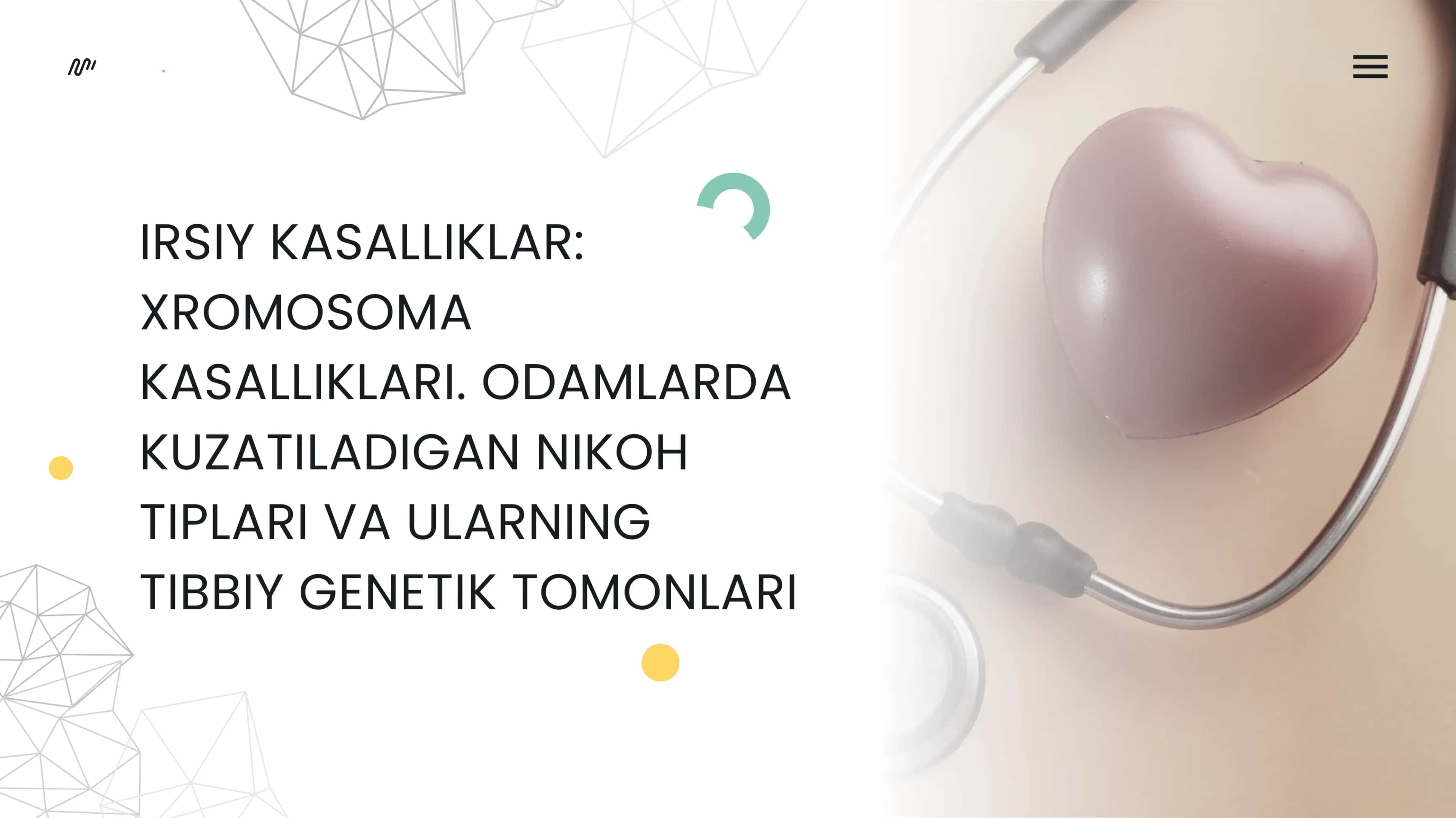 Xromosoma kasalliklari 1