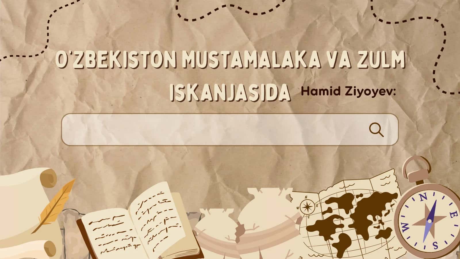 O’zbekiston Mustamalaka va Zulm iskanjasida 1