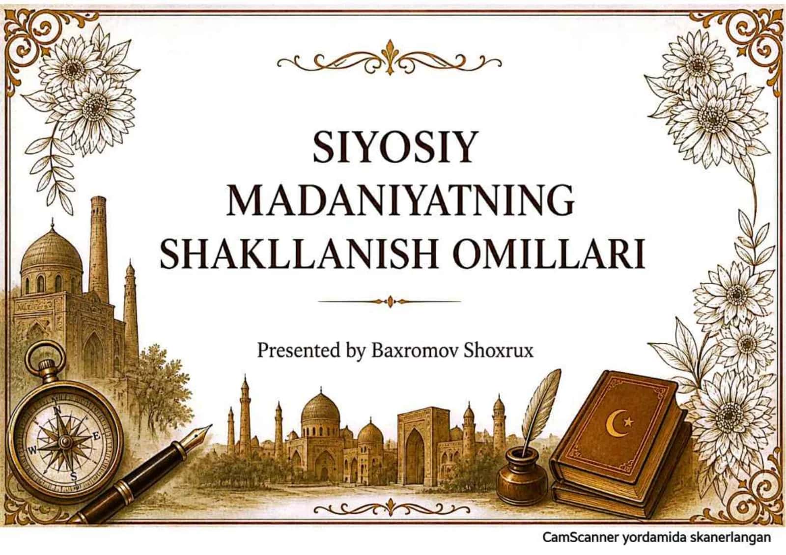 Siyosiy madaniyat 1