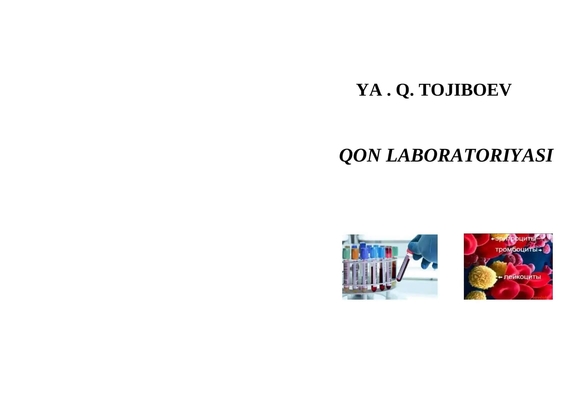 QON LABORATORIYASI 1