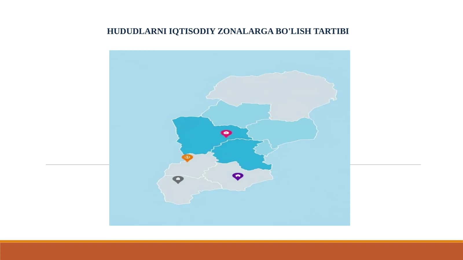 HUDUDLARNI IQTISODIY ZONALARGA BO'LISH TARTIBI 1