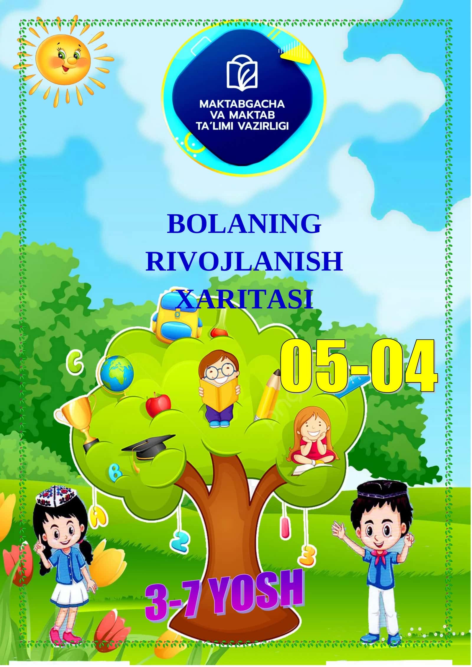 Bolalarning rivojlanish xaritasi 3-7 YOSHGACHA 1