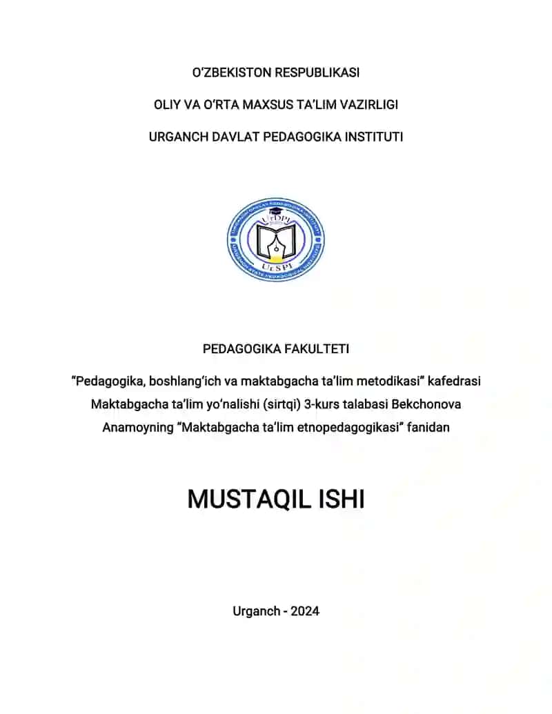 Islomiy qadriyatlarni oʻrganishning nazariy asoslari 1
