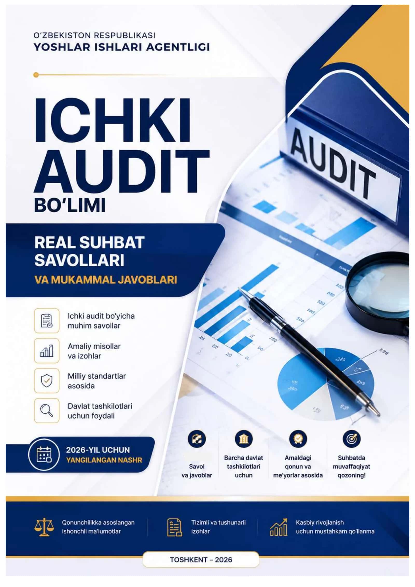 ICHKI AUDIT BO'LIMI REAL SUHBAT SAVOLLARI VA MUKAMMAL JAVOBLARI 2026 YIL 1