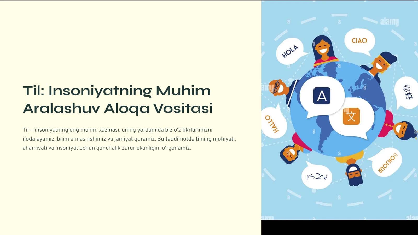 Til: Insoniyatning Muhim Aralashuv Aloqa Vositasi 1