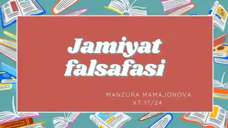JAMIYAT FALSAFASI