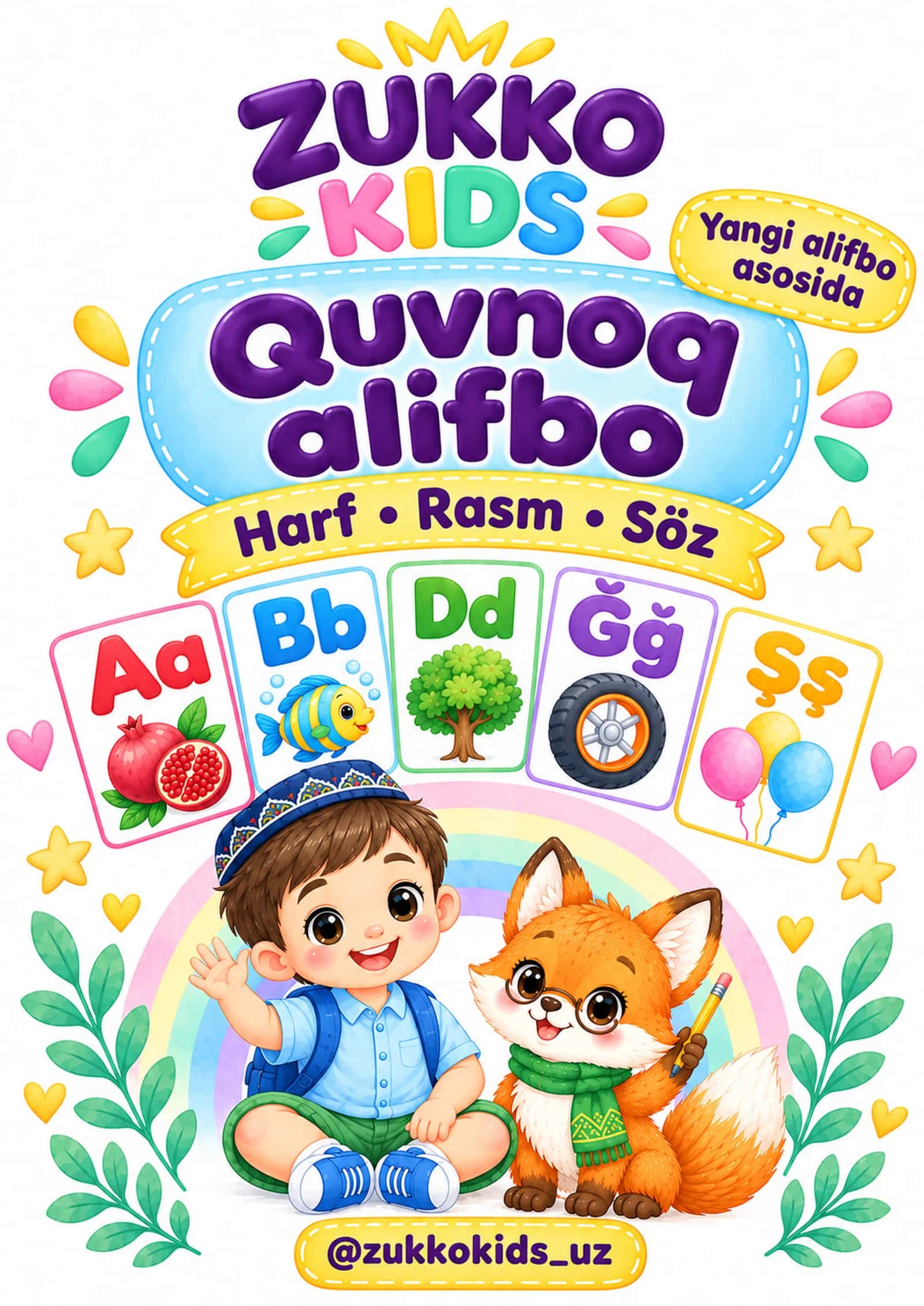 Quvnoq alifbo yangi alifbo asosida 1