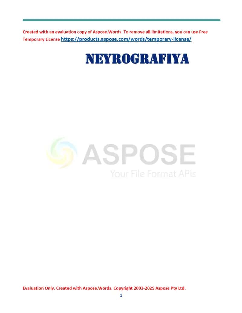 Neyrografiya 1