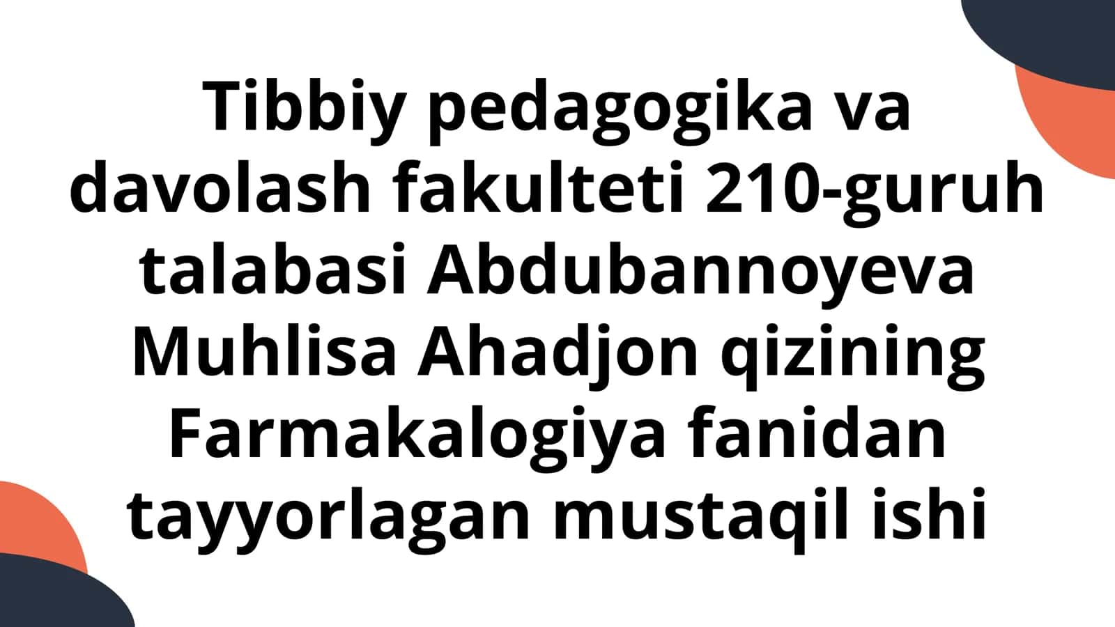ADRENORETSEPTORLARNI QO‘ZGATUVCHI MODDALAR 1