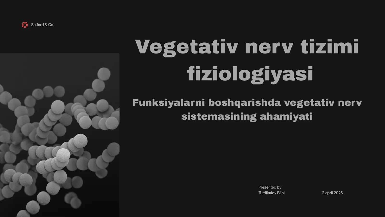 Vegetativ nerv tizimi fiziologiyasi 1