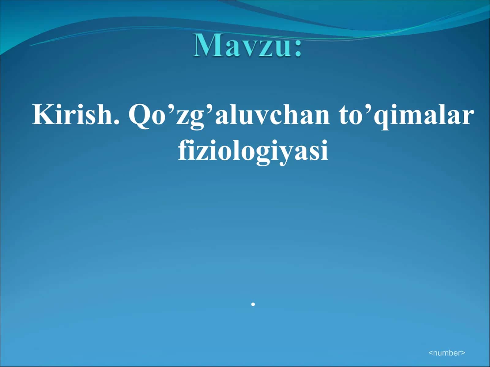 Harakat patensiali, uning kelib chiqishi. Refeakterlik va uning bosqichlari 1