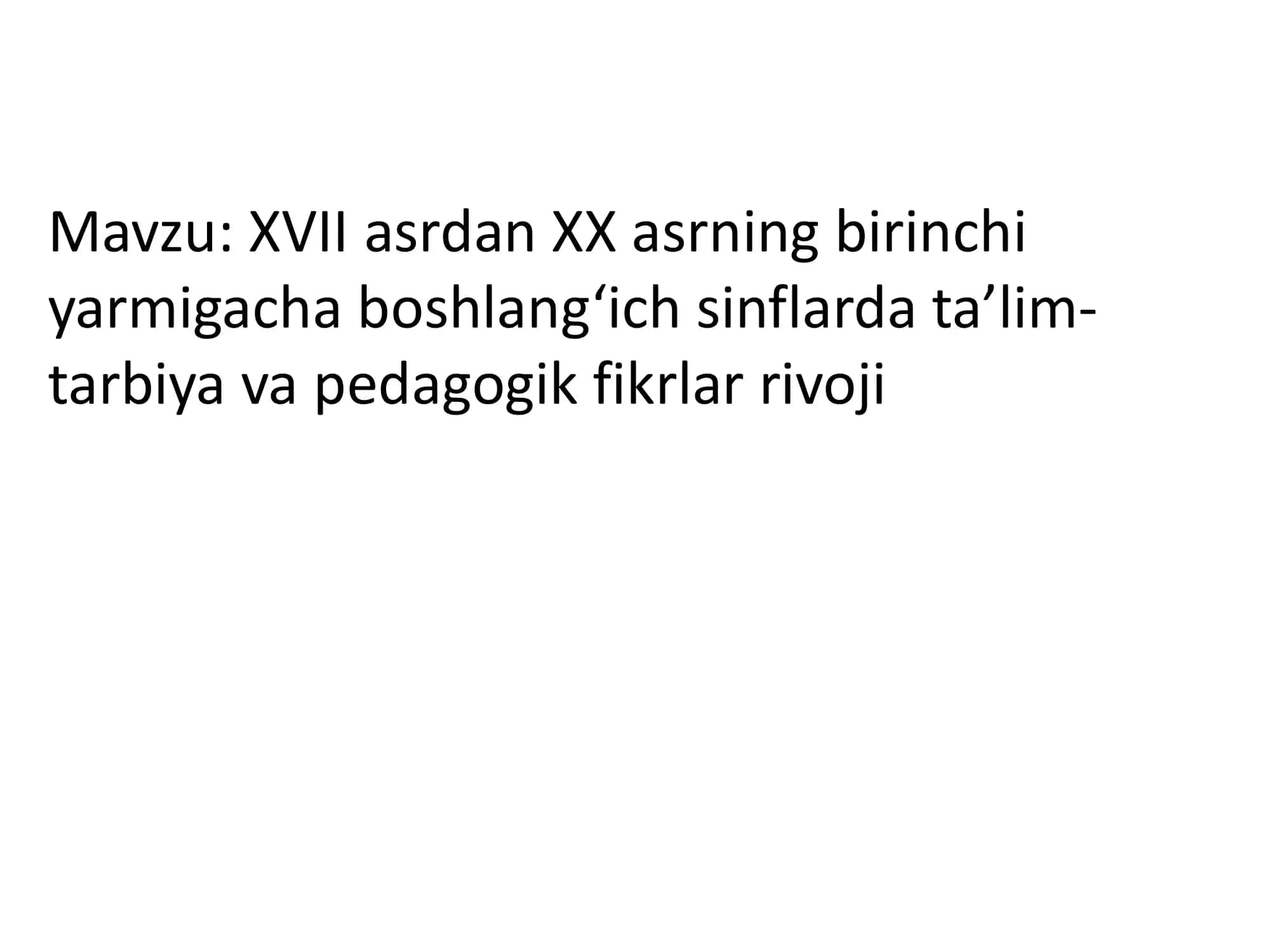 Umumiy pedagogika nazariyasi va amaliyoti 1