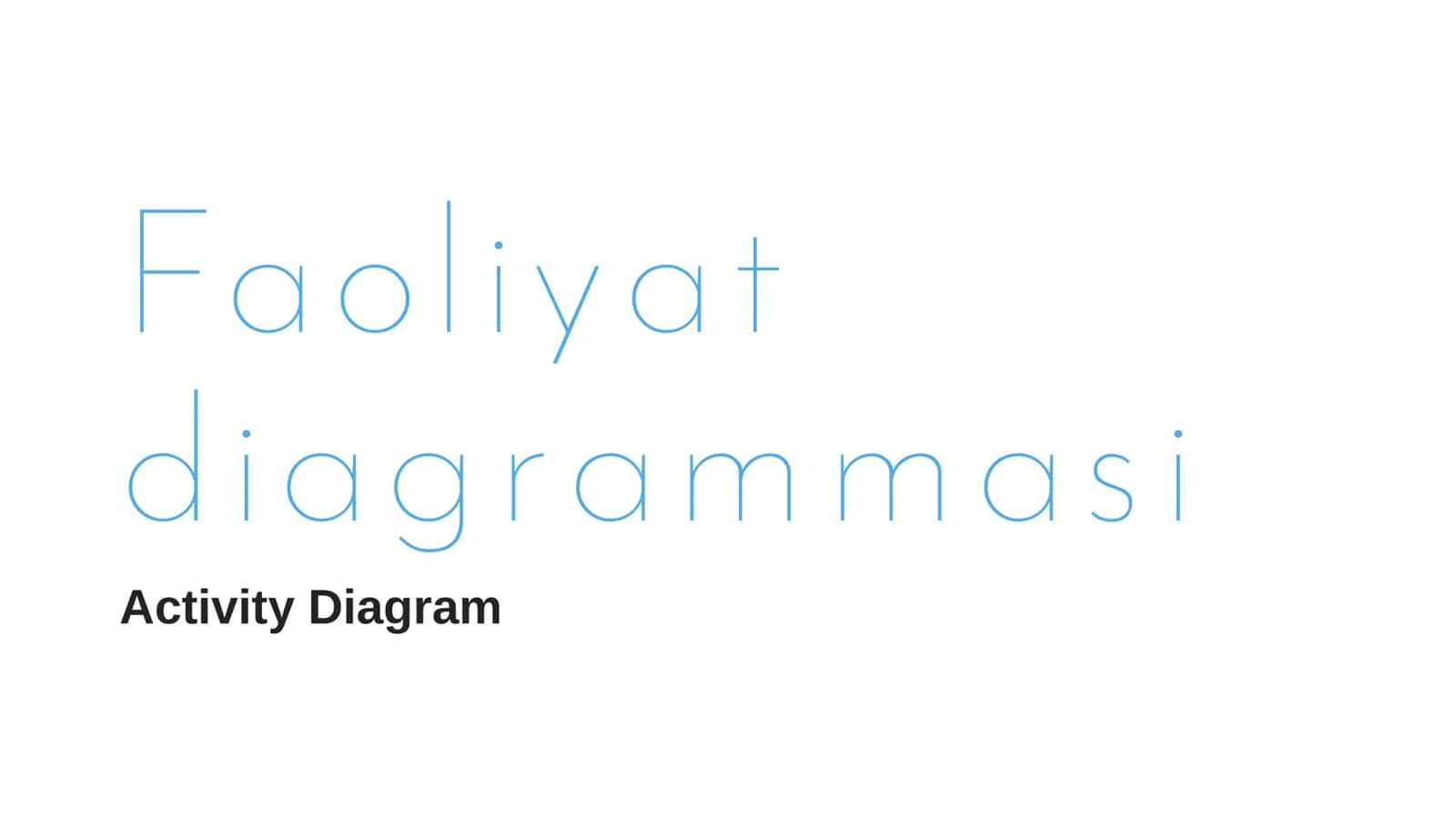 Faoliyat diagrammasi 1