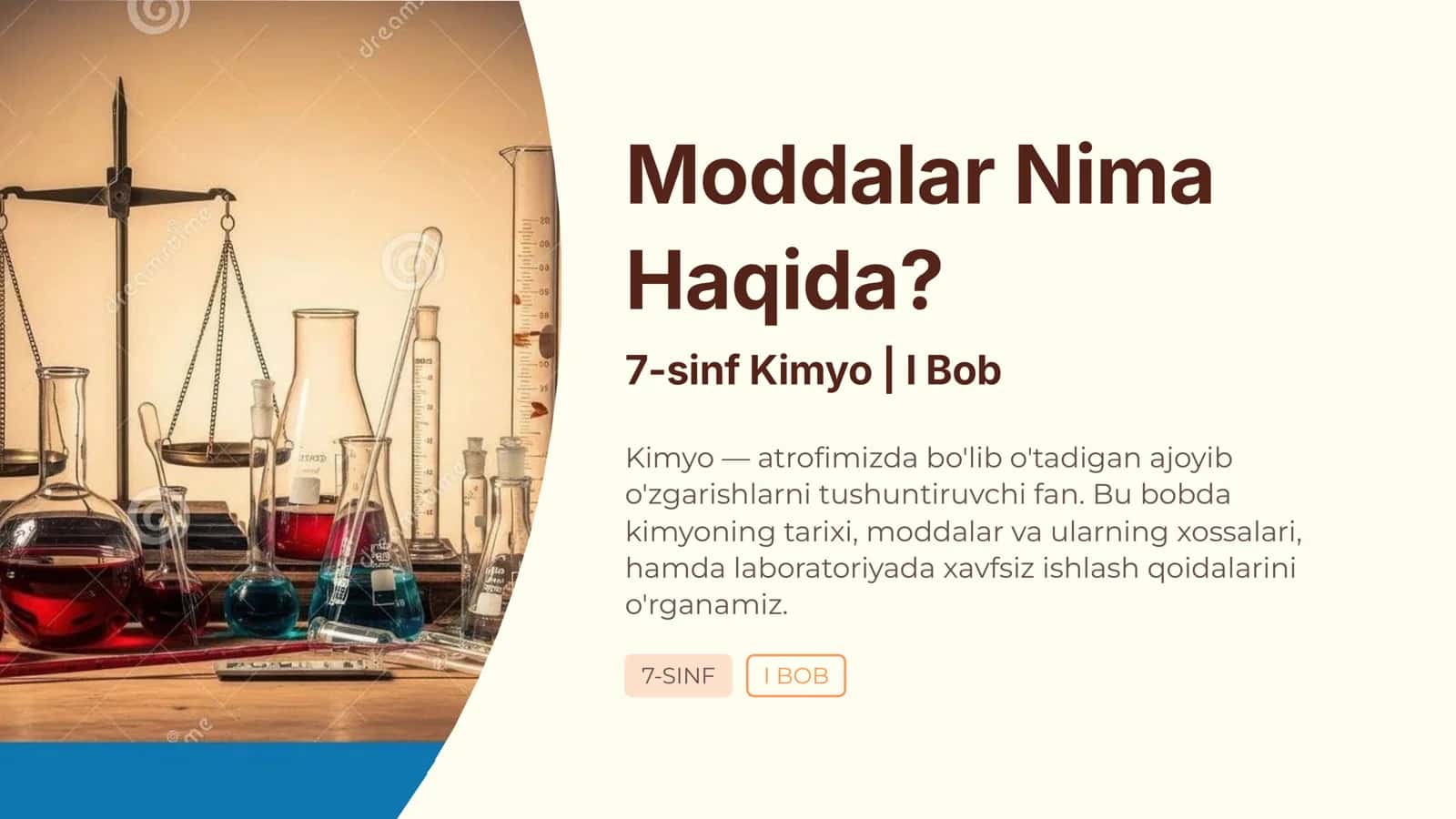 Kimyo fani 1