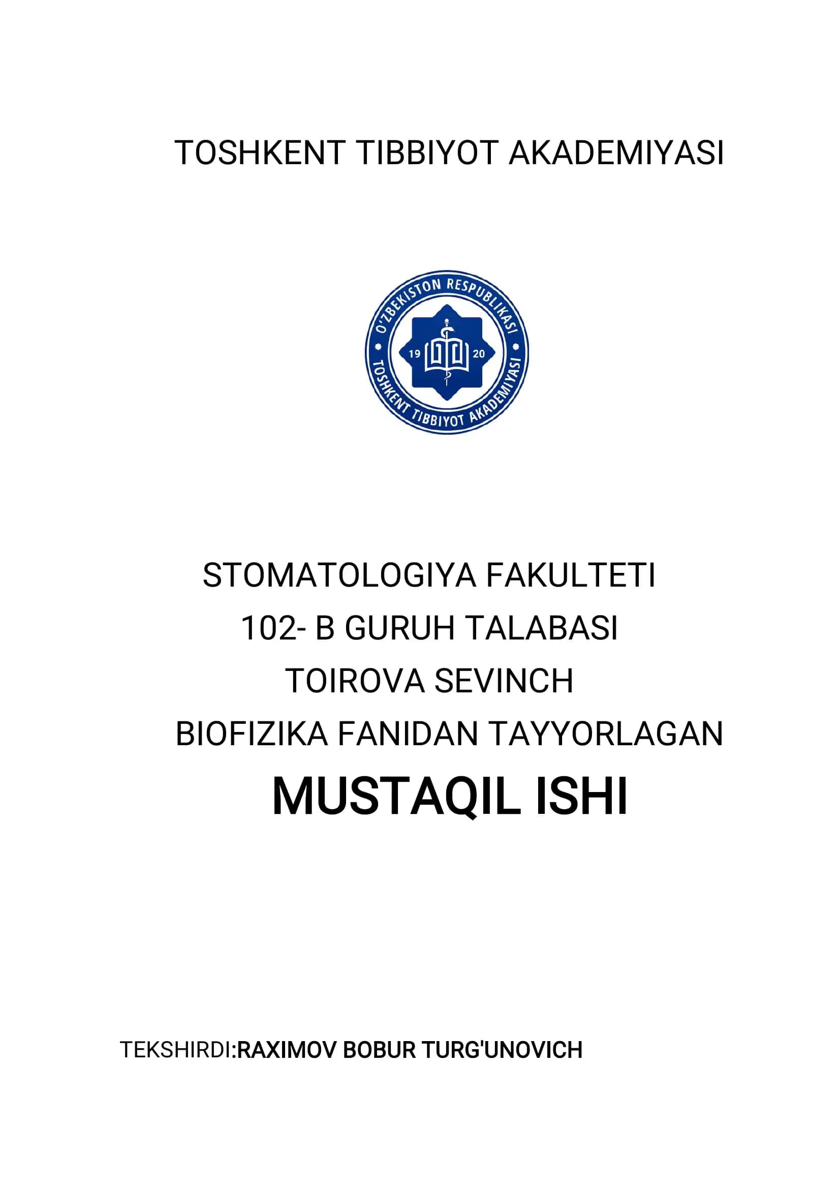 Biologik to‘qimalar va suyuqliklarning o‘zgarmas tokda elektr o‘tkazuvchanligi 1