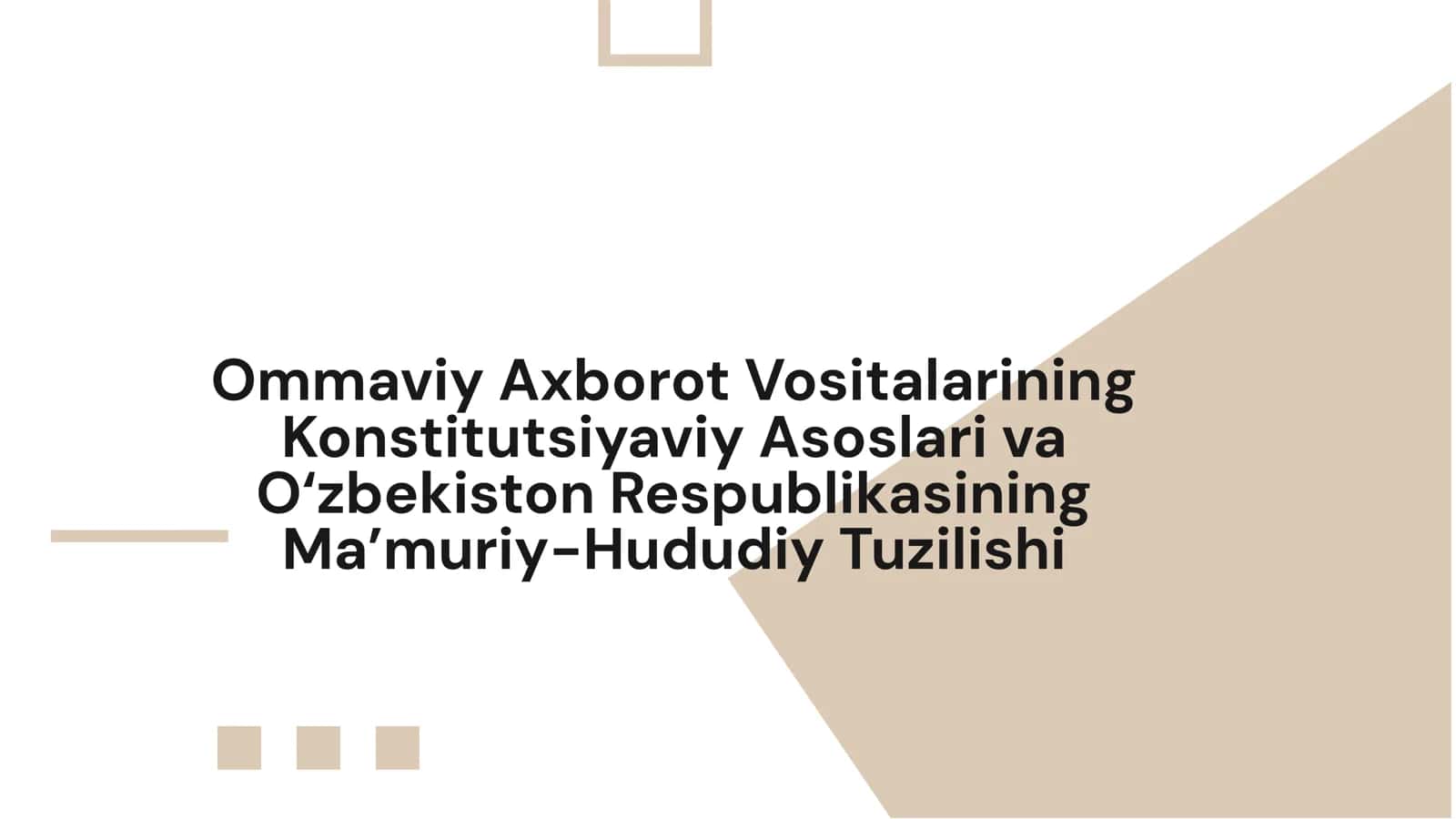 Ommaviy Axborot Vositalari 1
