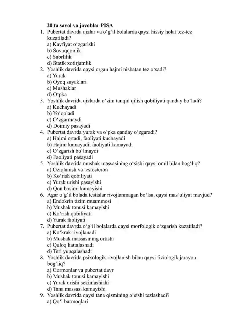 Pubertat davri psixologiyasi 1