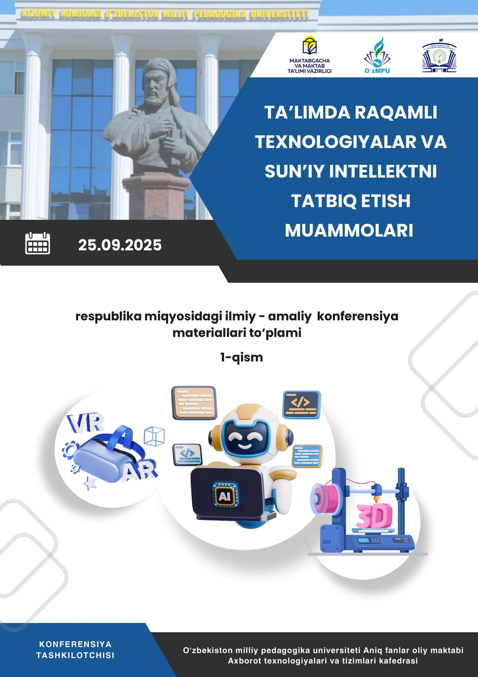 Ta’limda raqamli texnologiyalar va sun’iy intellektni tatbiq etish muammolari 1