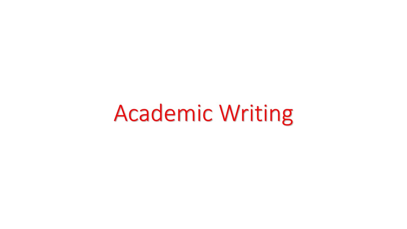 Akademik yozuv 1
