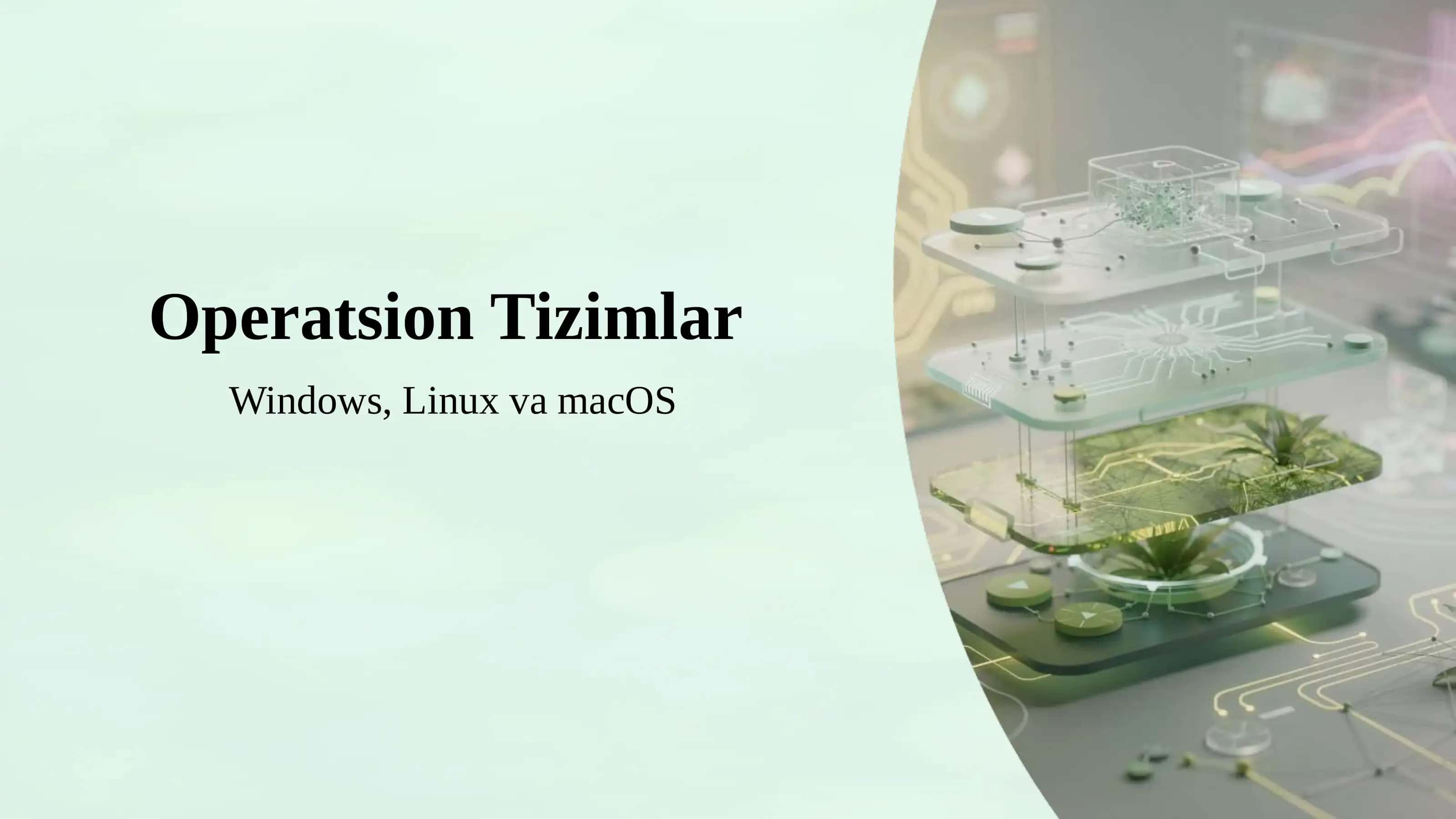 Operatsion Tizimlar 1