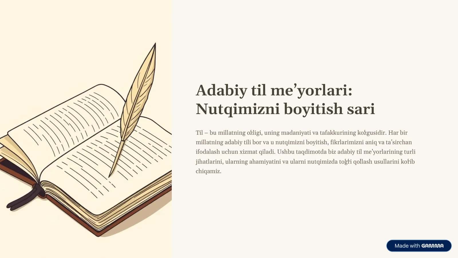 Adabiy til me'yorlari 1