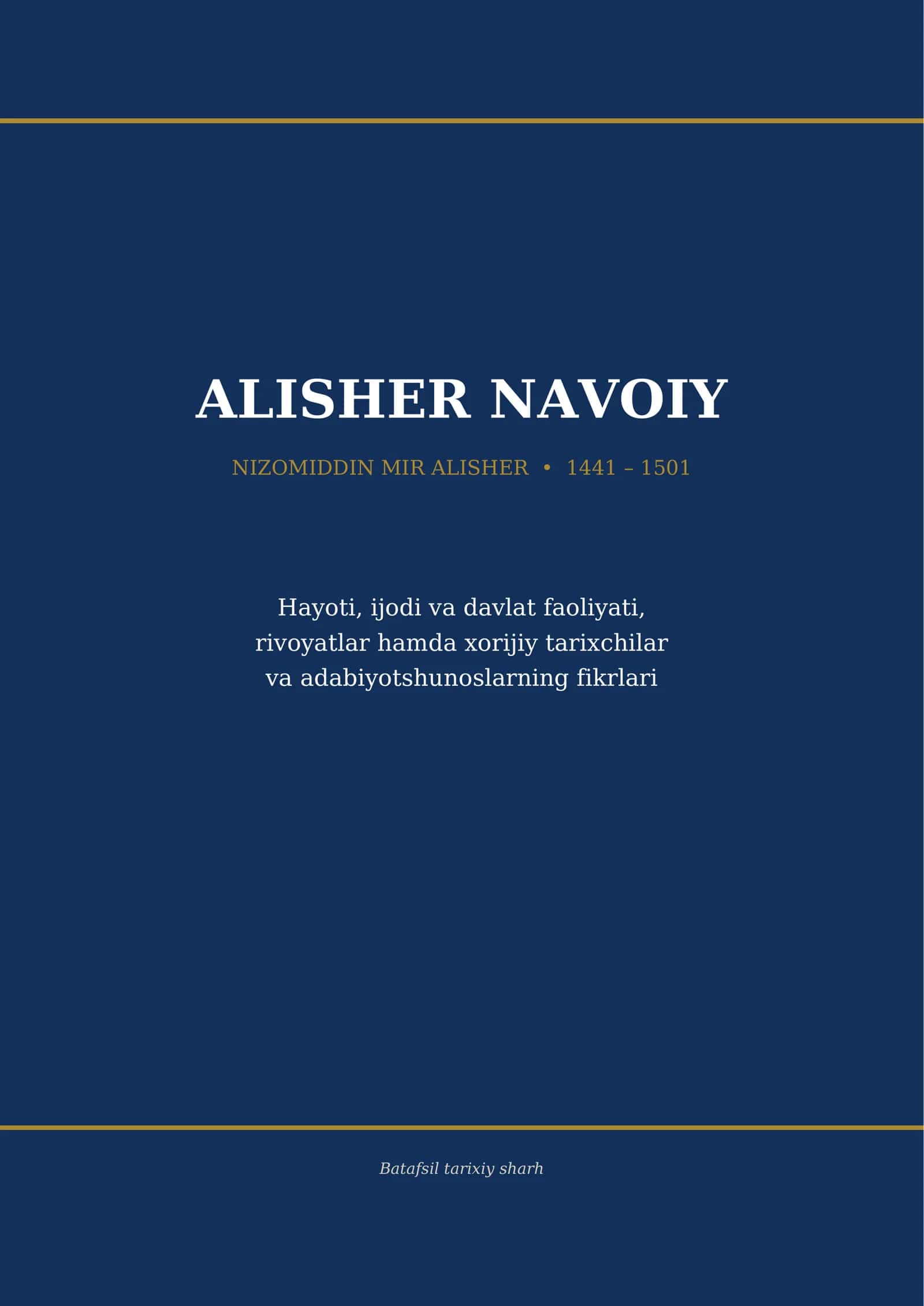 Nizomiddin Mir Alisher 1