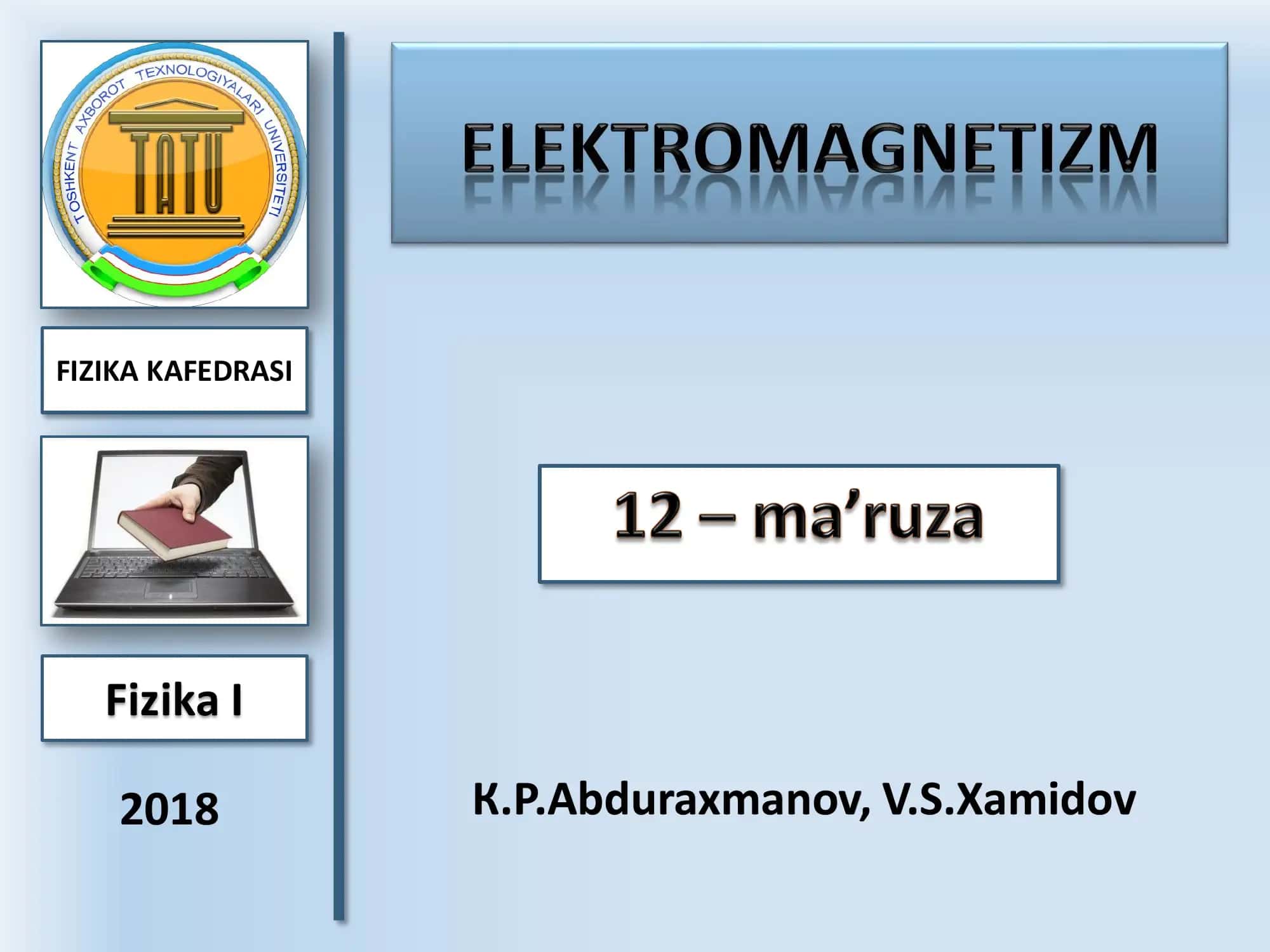 Fizika I 1