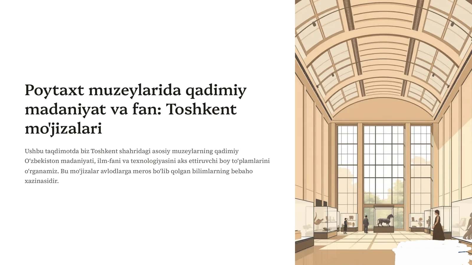 Toshkent Muzeylari Qadimiy Madaniyat va Fan 1