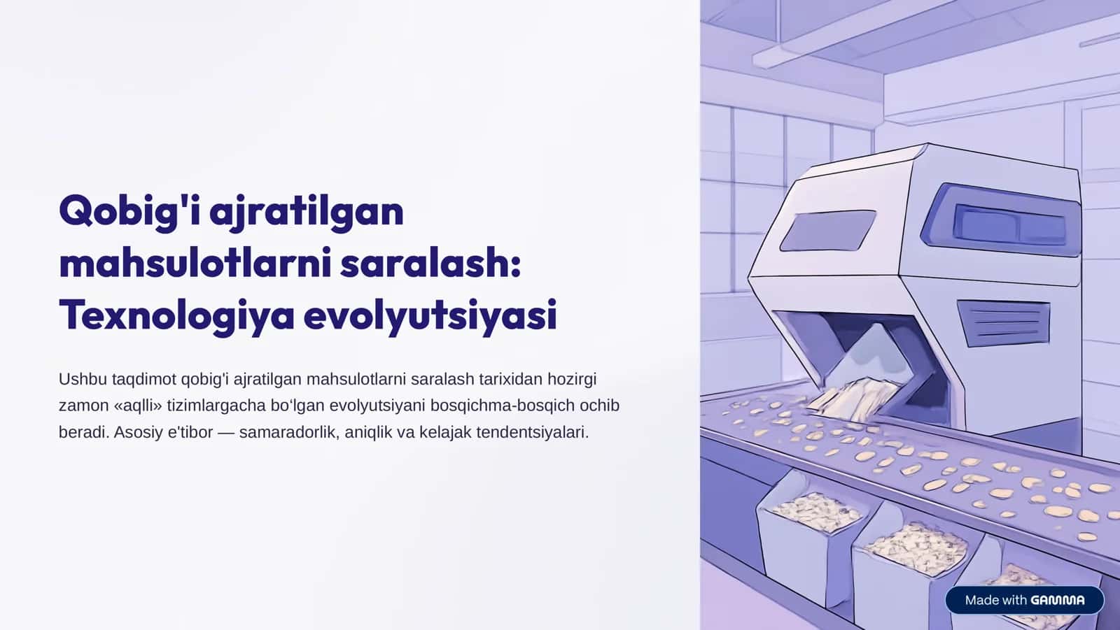 Texnologiya evolyutsiyasi 1