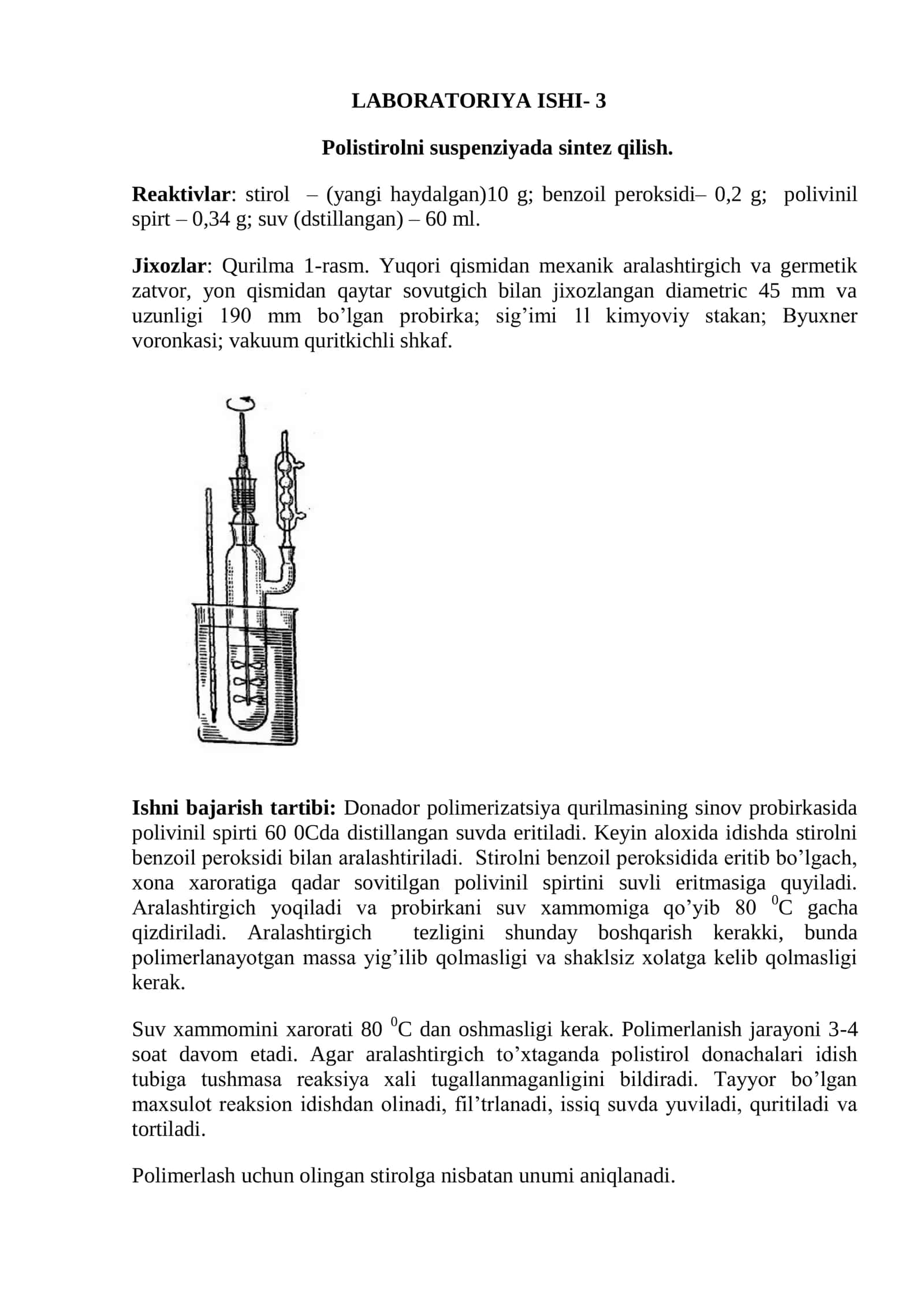 LABORATORIYA ISHI- 3 1