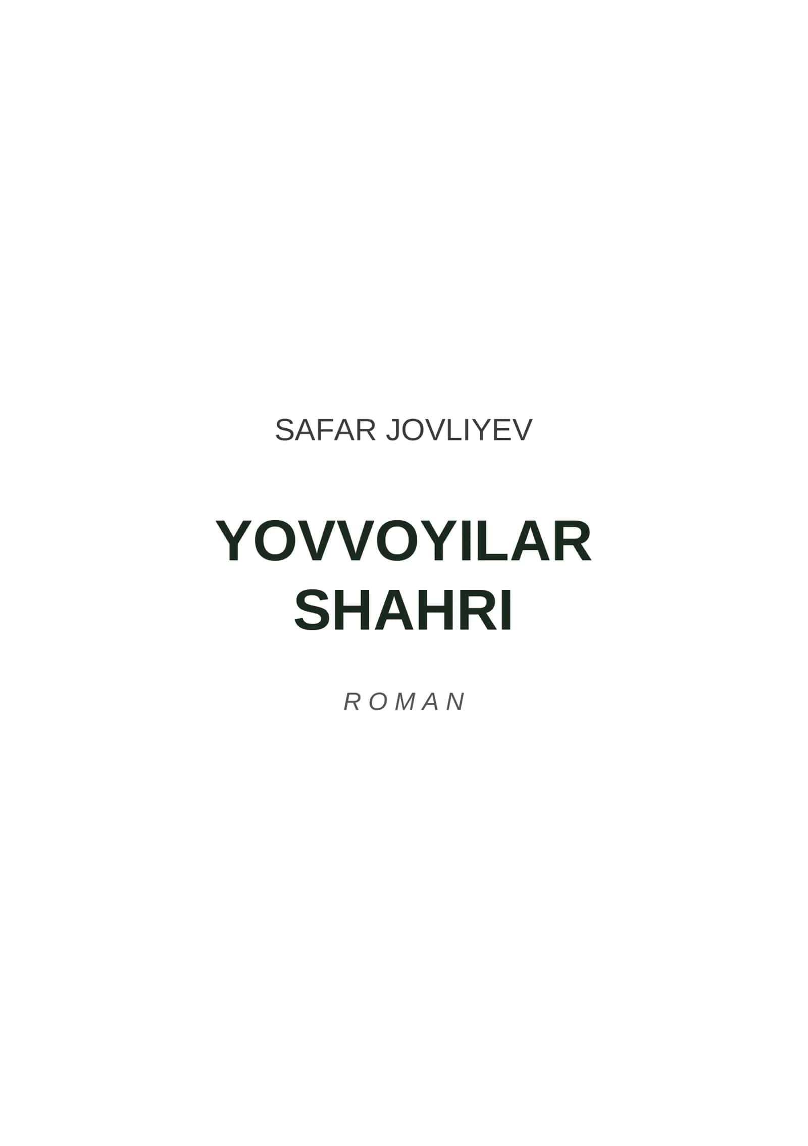 YOVVOYILAR 1