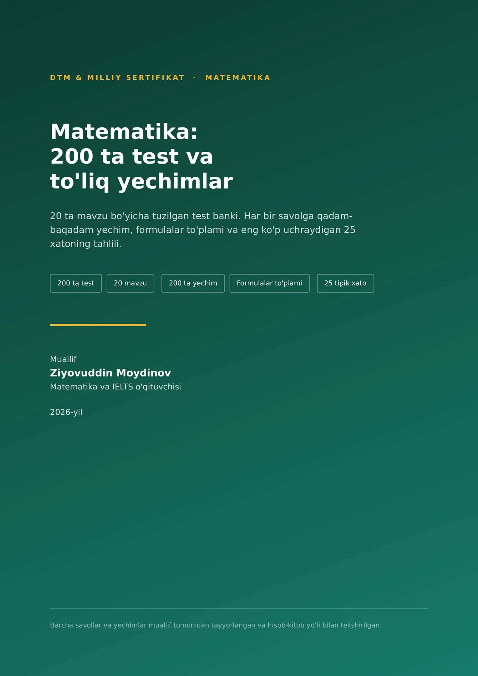 Matematika 1