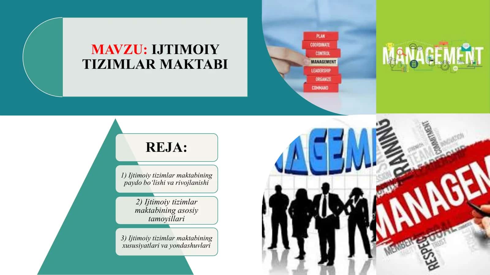 Ijtimoiy tizimlar maktabi 1