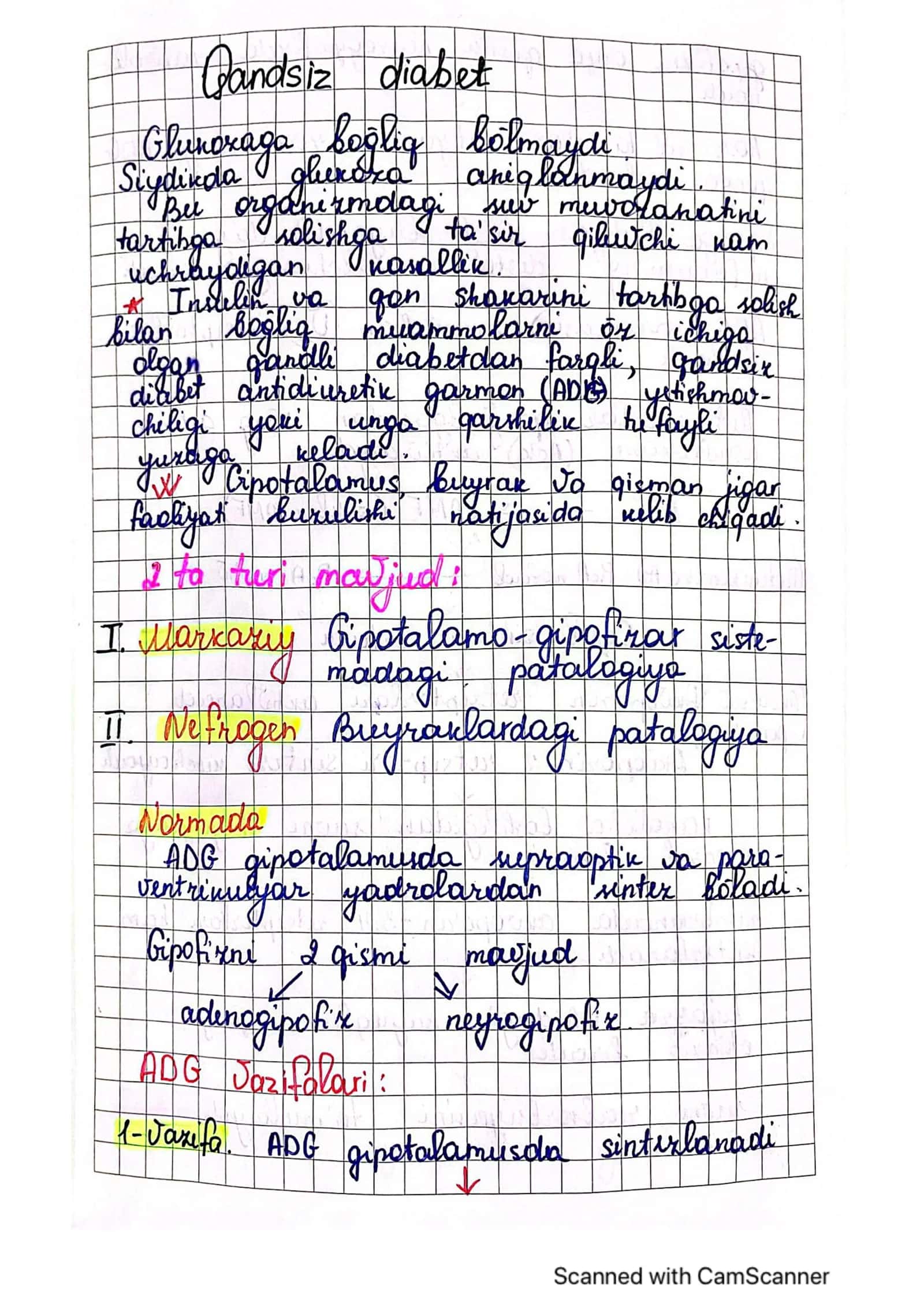Qandsiz diabet 1
