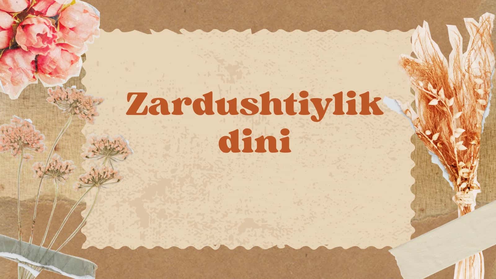 Zardushtiylik dini 1