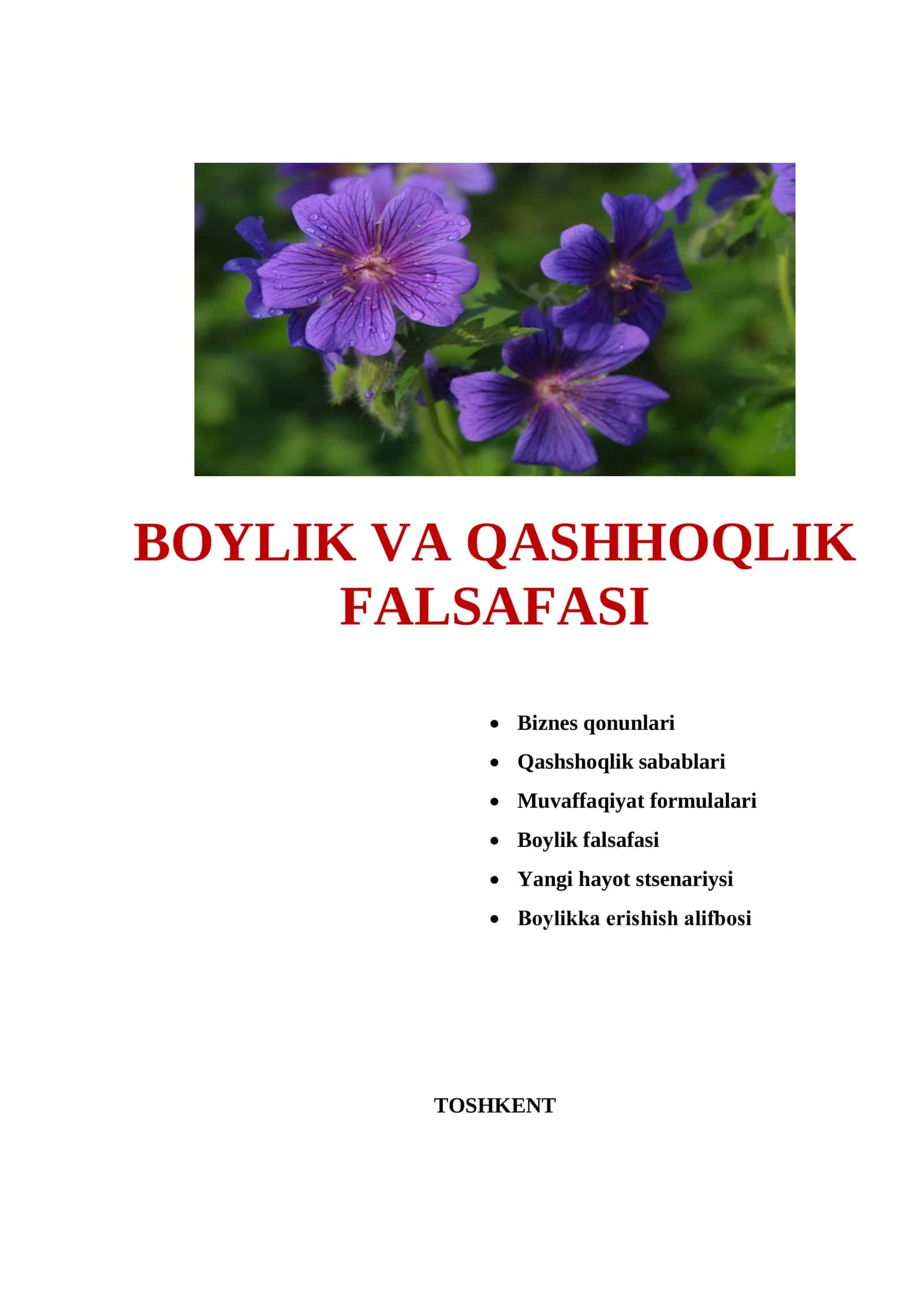 Boylik va qashshoqlik falsafasi 1