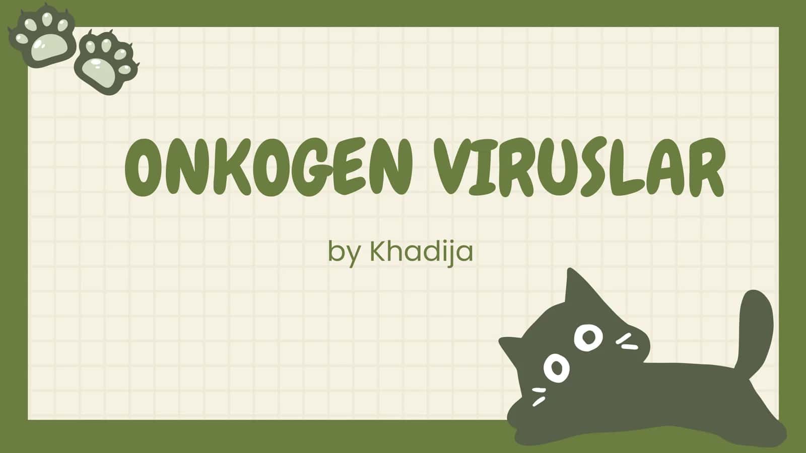 ONKOGEN VIRUSLAR 1