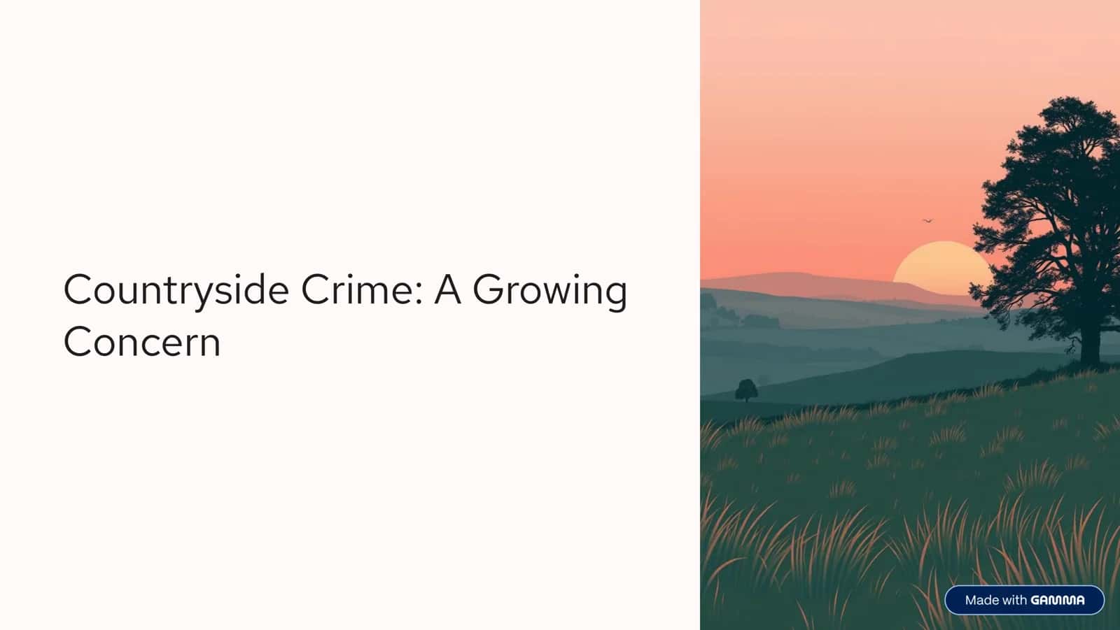 Countryside Crime: A Growing Concern 1