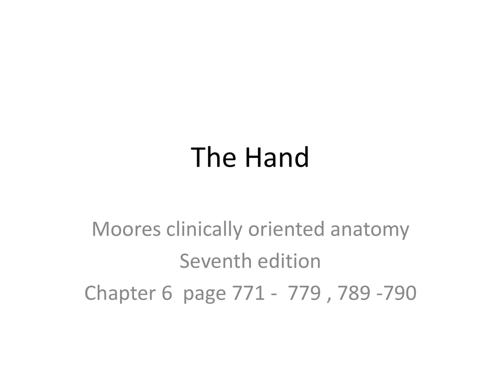 The Hand 1