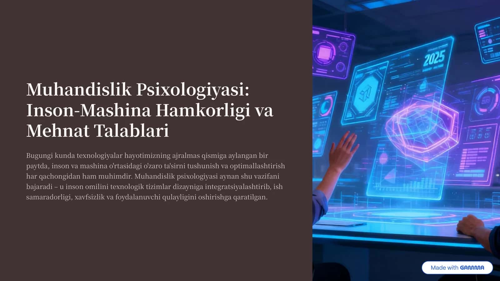 muhandislik psixologiyasi inson 1