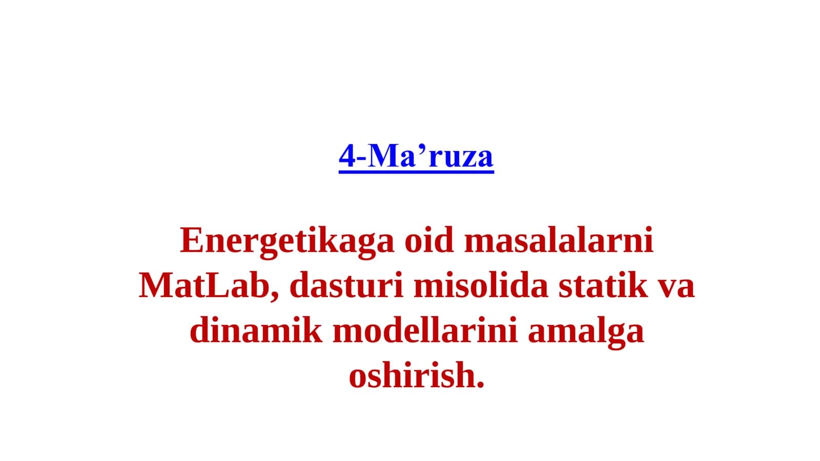 MATLAB dasturi 1