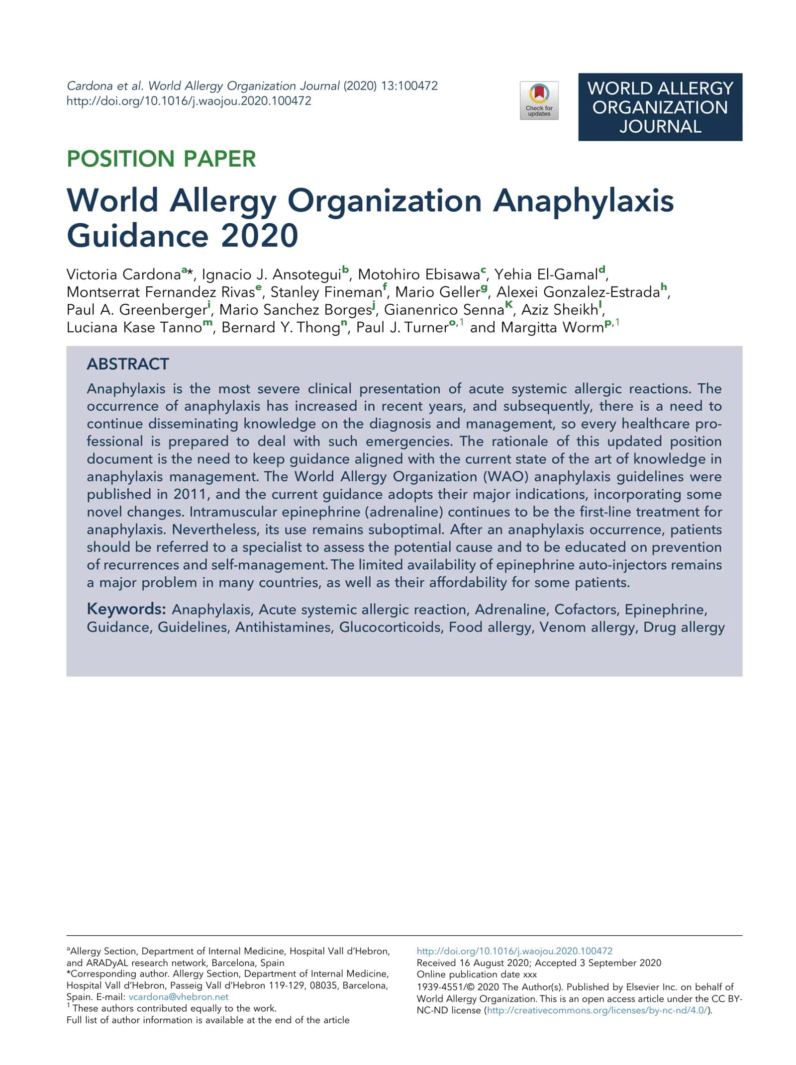 Анафилакция Anaphylaxis 1