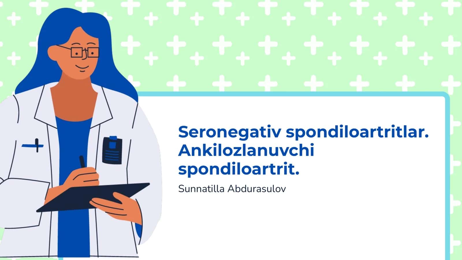 Seronegativ spondiloartritlar 1