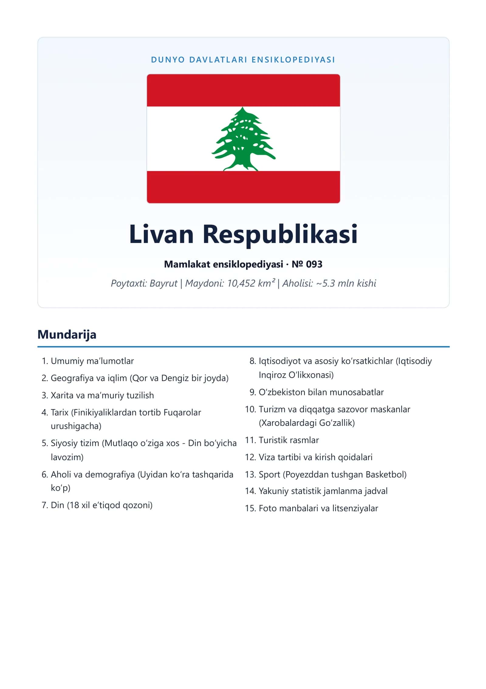 DUNYODAVLATLAR ENSIKLOPEDIYASI 1