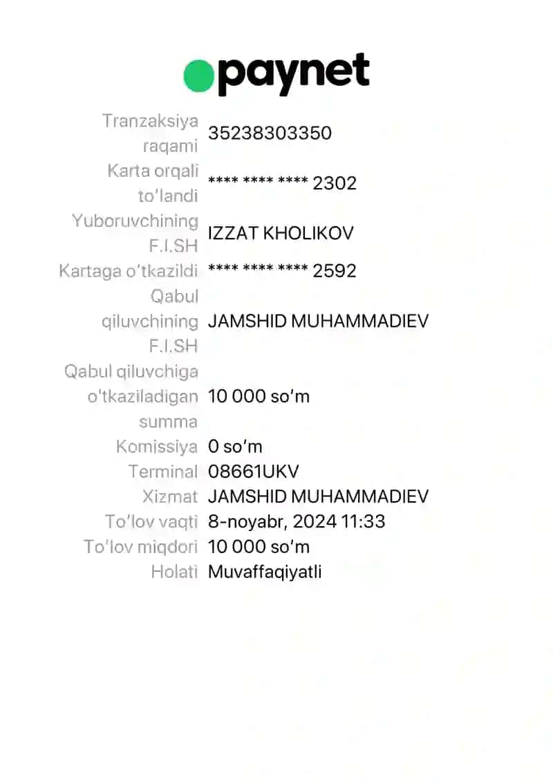 Tranzaksiya 1