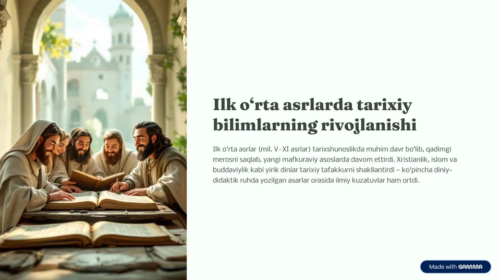 Tarixiy asarlar 1