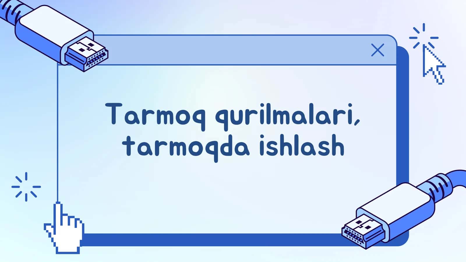 Tarmoq qurilmalari 1