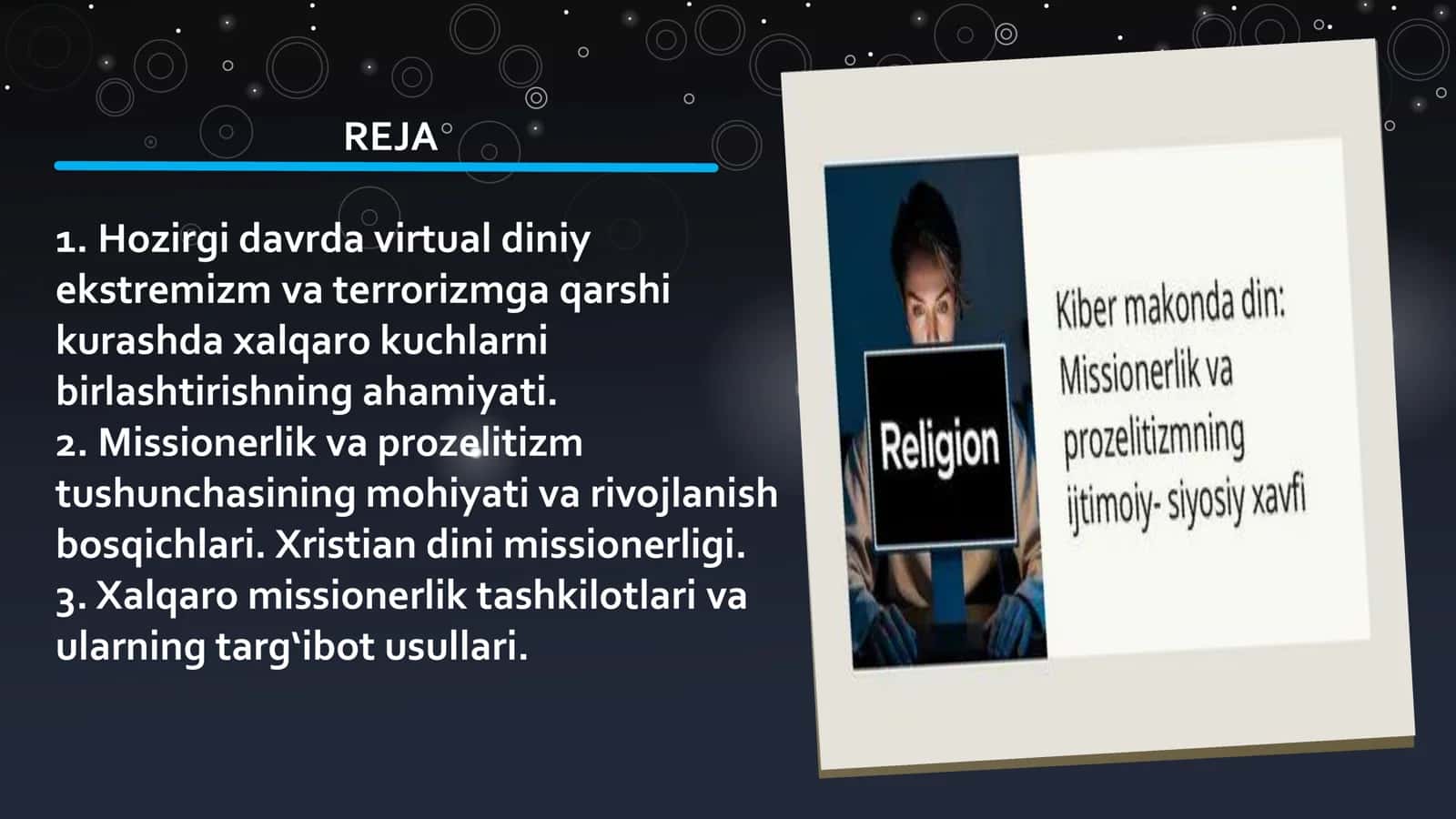 Hozirgi davrda virtual diniy ekstremizm va terrorizmga qarshi kurashda xalqaro kuchlarni birlashtirishning ahamiyati 1
